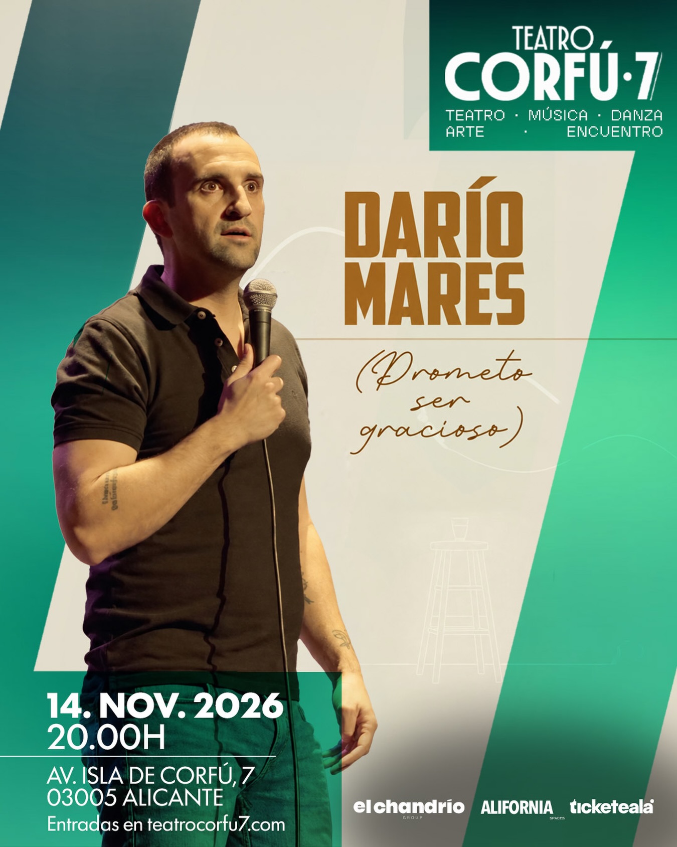 DARÍO MARES  (Prometo ser gracioso)
