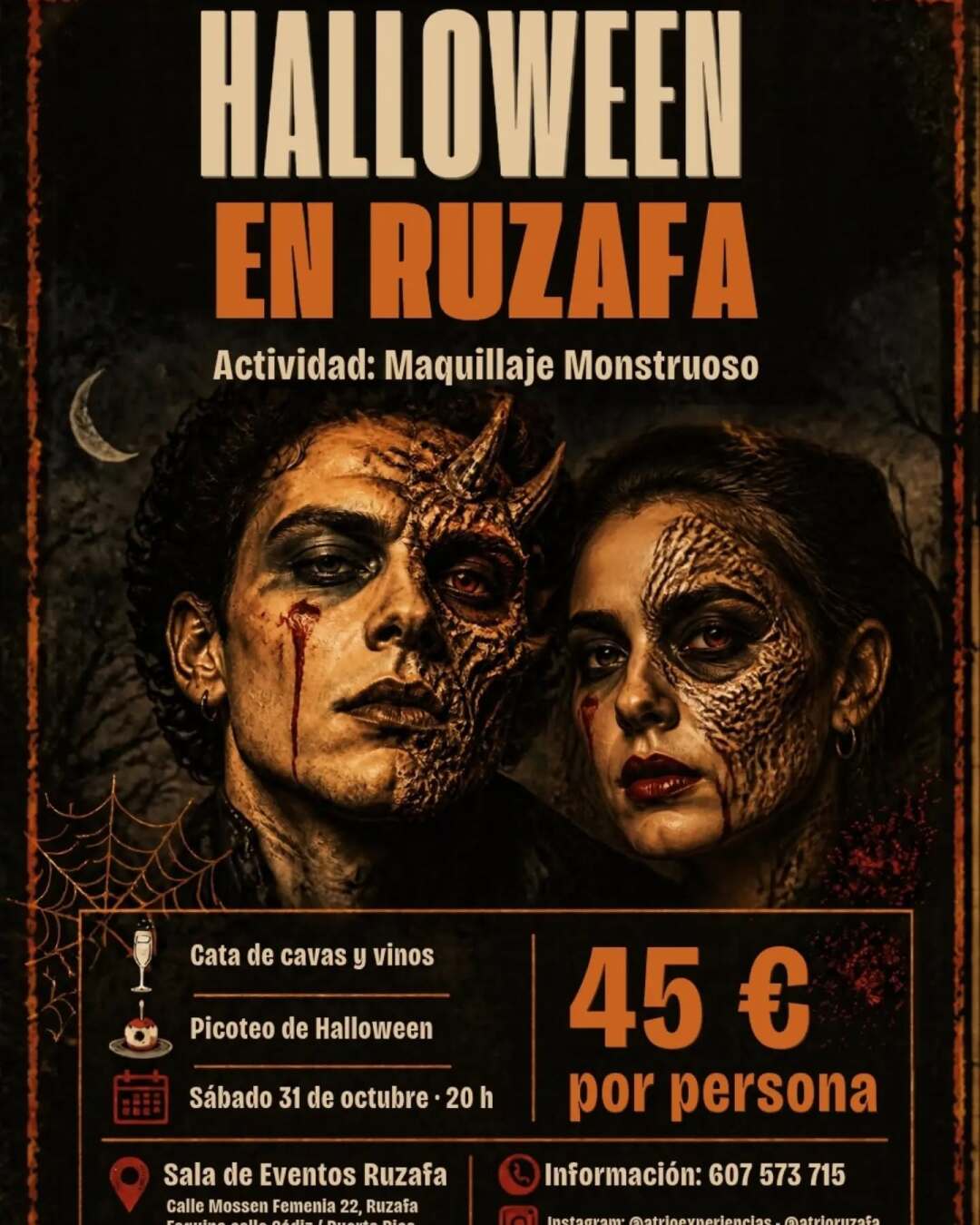 TALLER DE MAQUILLAJE - HALLOWEEN EN RUZAFA