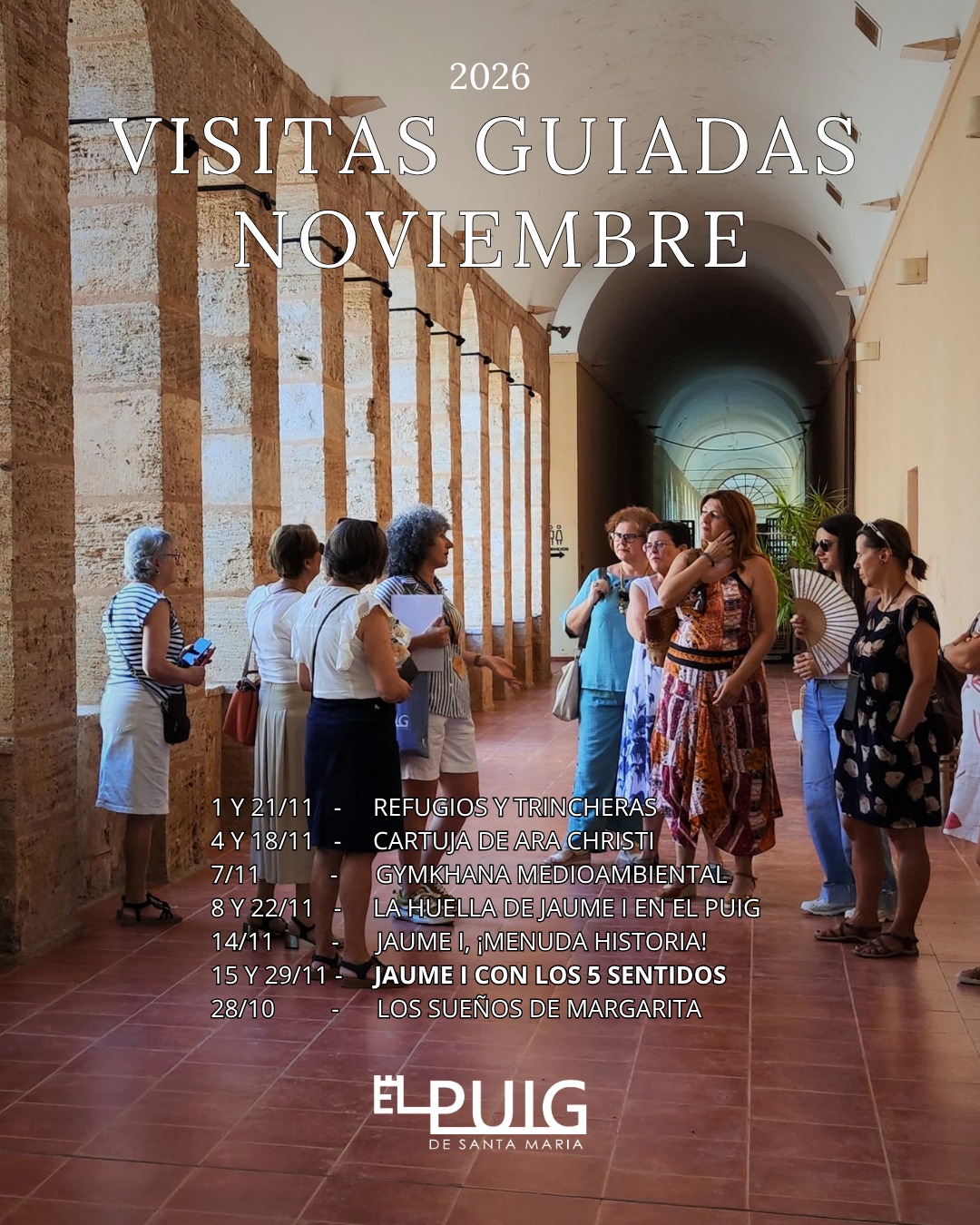 EL PUIG - Visitas Guiadas Noviembre