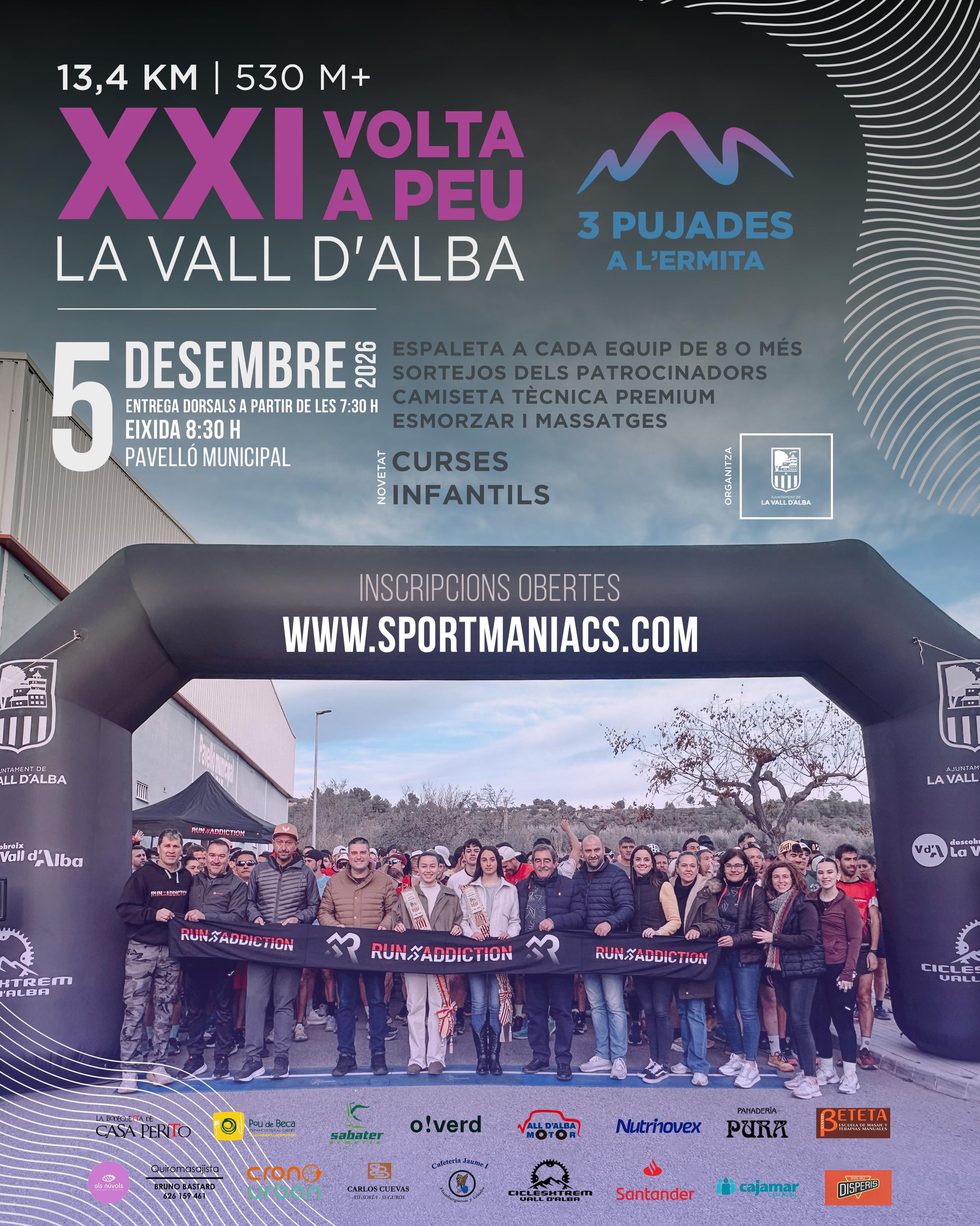 XXI Volta a Peu La Vall d’Alba - Les 3 pujades a l’Ermita