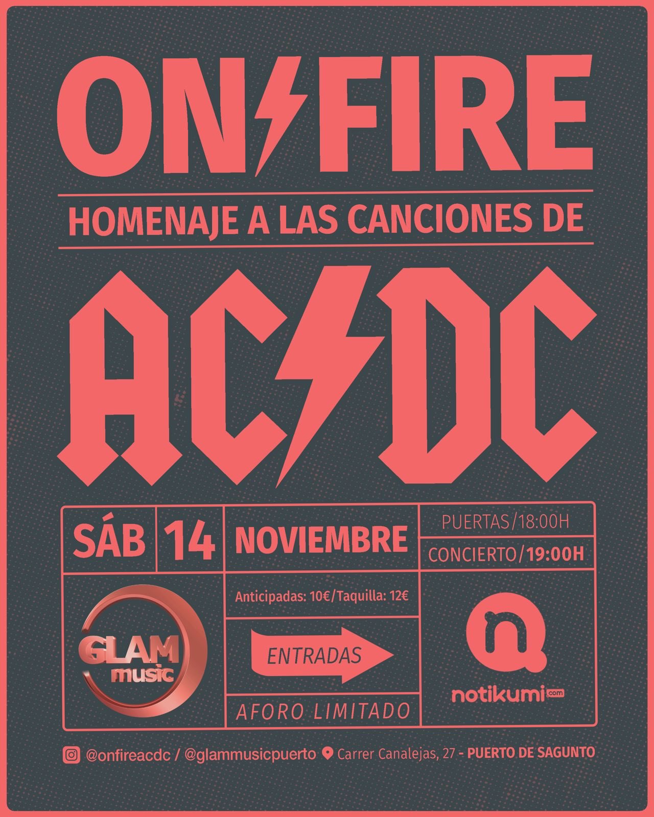 ON/FIRE Homenaje a las canciones de AC/DC