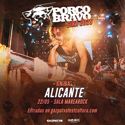 PORCO BRAVO - CONCERT  GIRA 2026