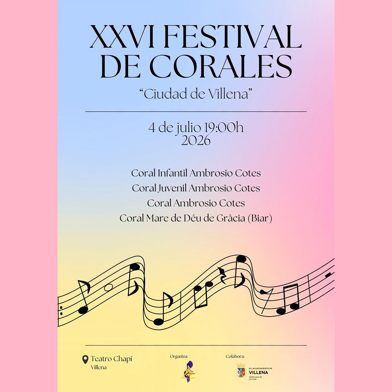 FESTIVAL DE CORALES CIUDAD DE VILLENA