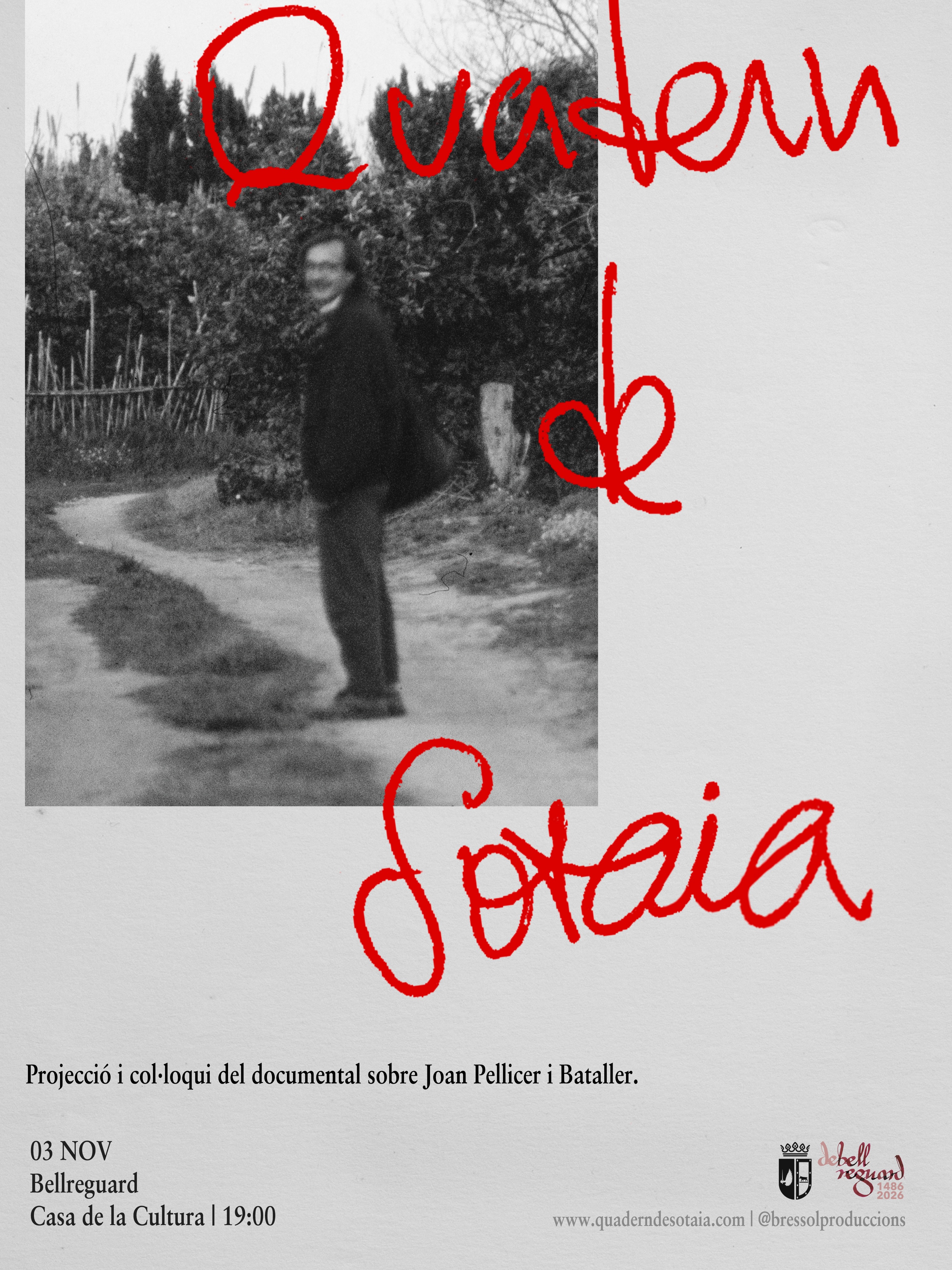 Quadern de Sotaia - HOMENATGE A  JOAN PELLICER I BATALLER