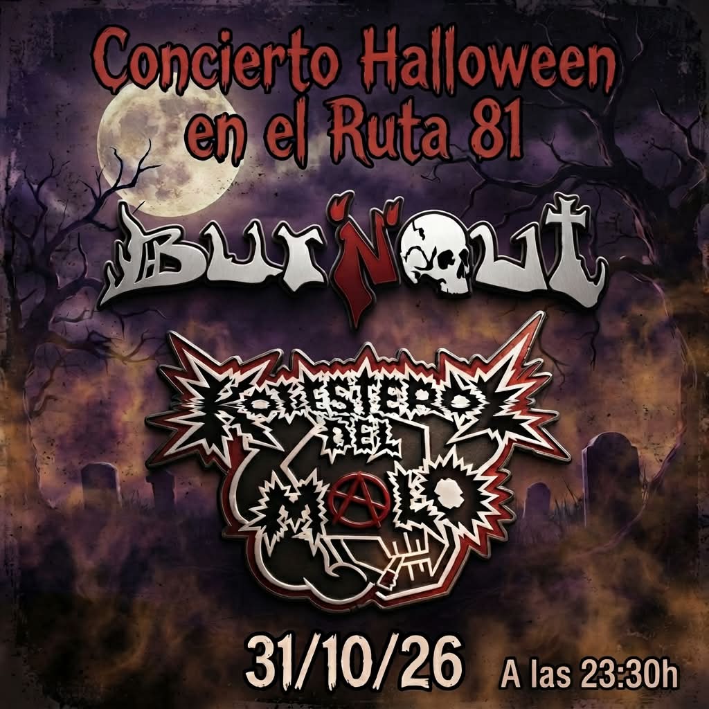Concierto Halloween en el Ruta 81