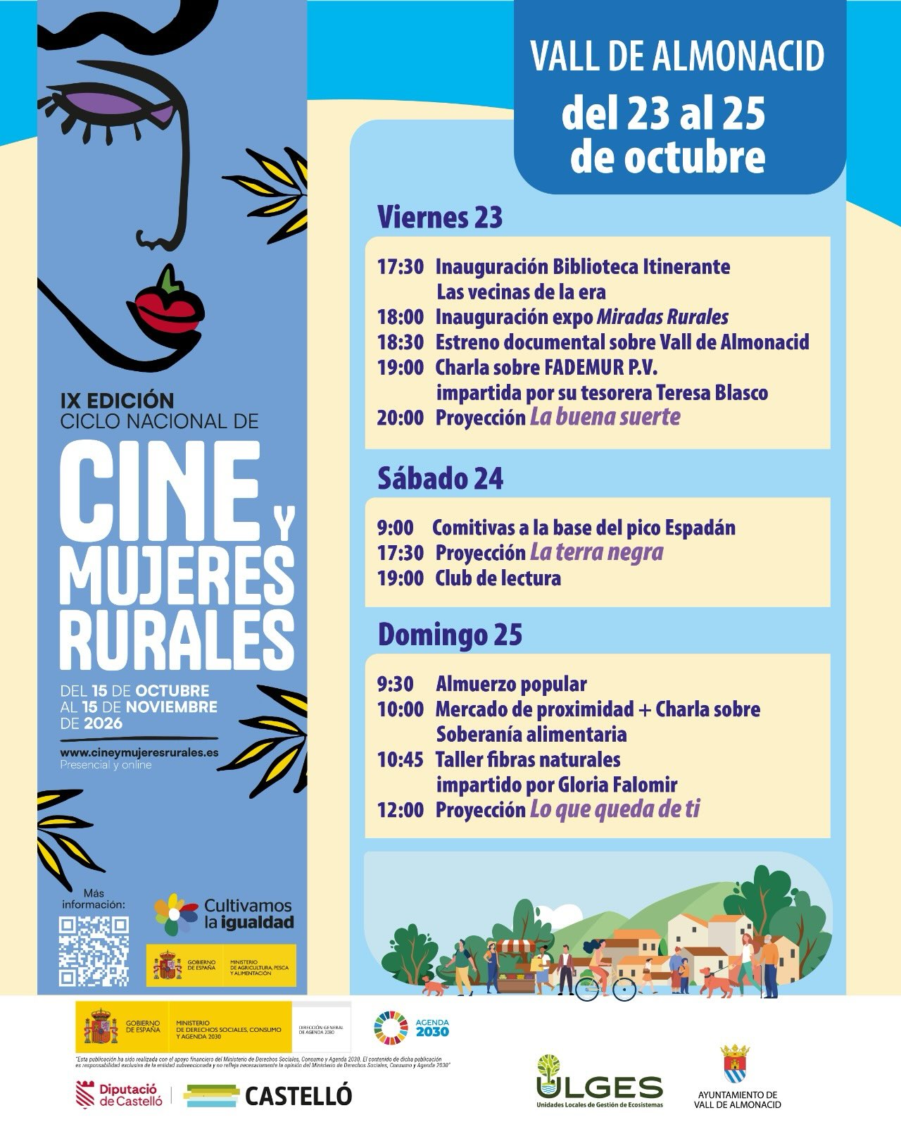 Ciclo Nacional de Cine y Mujeres Rurales
