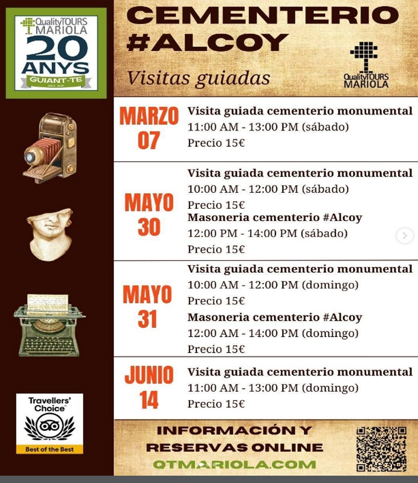 CEMENTERIO DE ALCOY - VISITAS GUIADAS