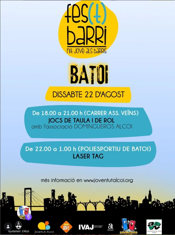 FES(T)BARRI - NIT JOVE ALS BARRIS - BATOI