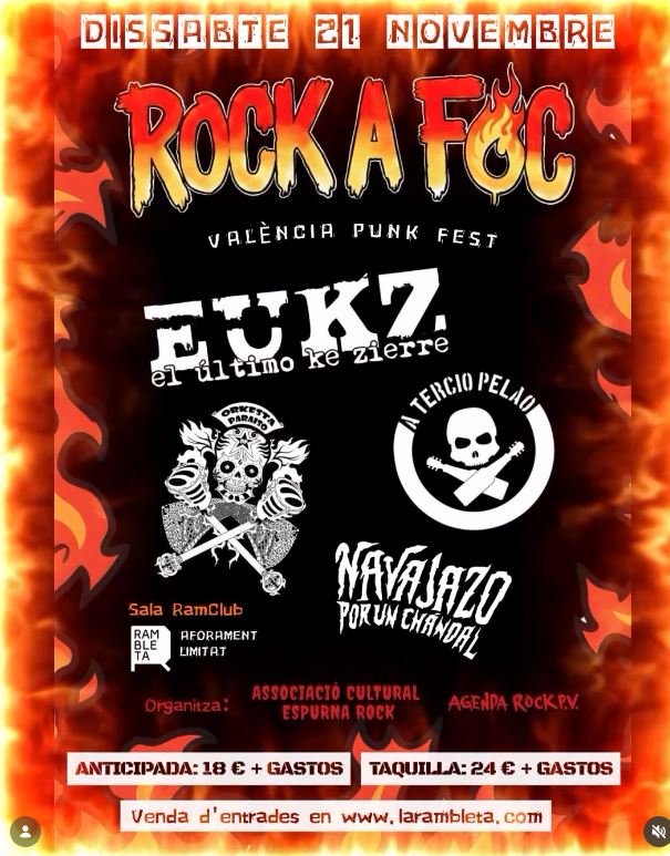 ROCK A FOC -  FESTIVAL  PUNK