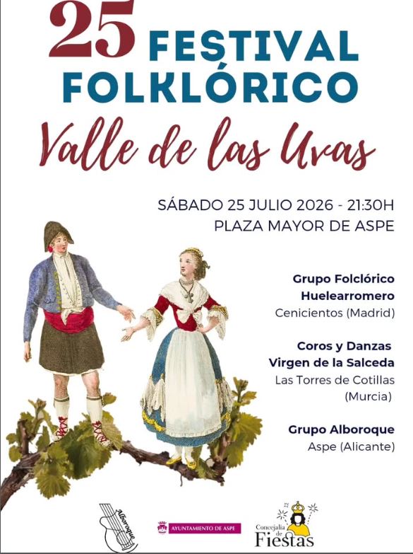 25 FESTIVAL FOLKLORICO - VALLE DE LAS UVAS