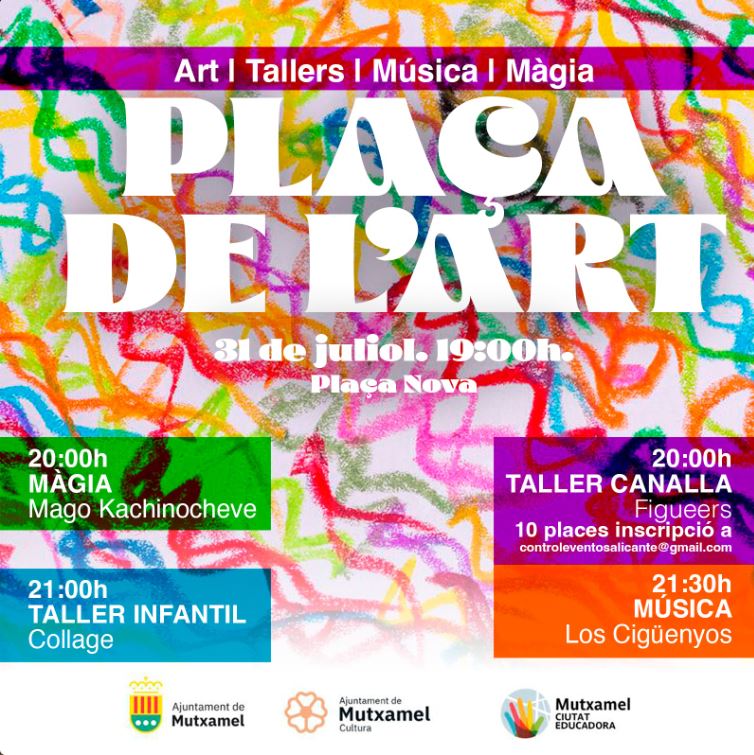 PLAÇA DEL ART - ART - TALLERS / MUSICA / MAGIA