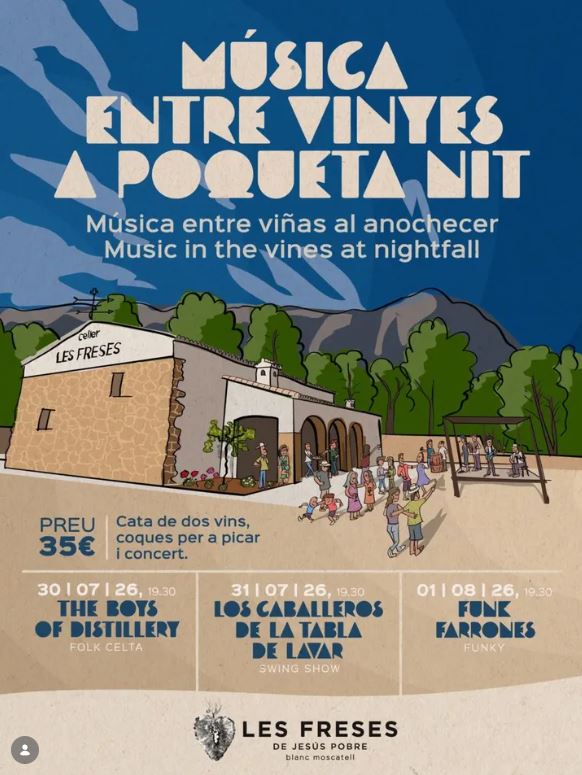 MUSICA ENTRE VINYES A POQUETA NIT