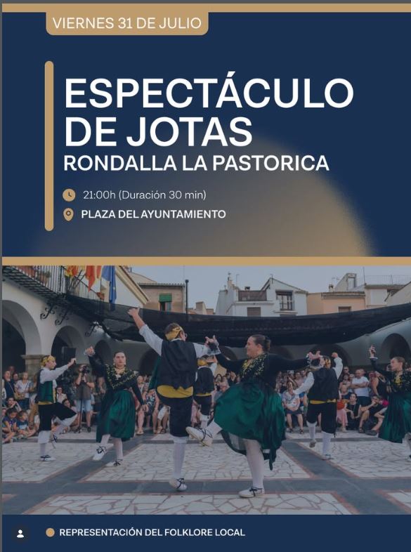 ESPECTACULO  DE JOTAS - RONDALLA LA PASTORICA