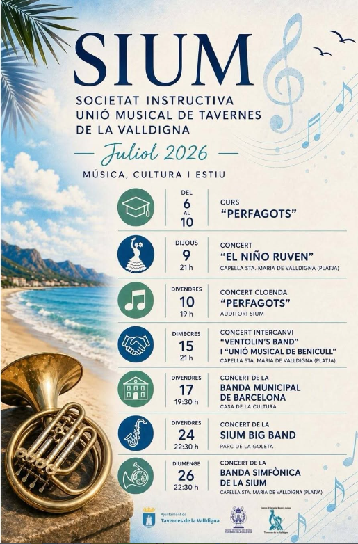 SIUM - BANDA MUSICAL  -  JULIOL 2026