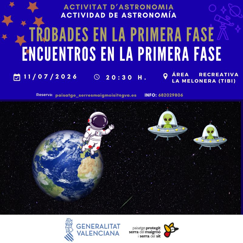 Actividad Astronómica "Encuentros en la Primera Fase"