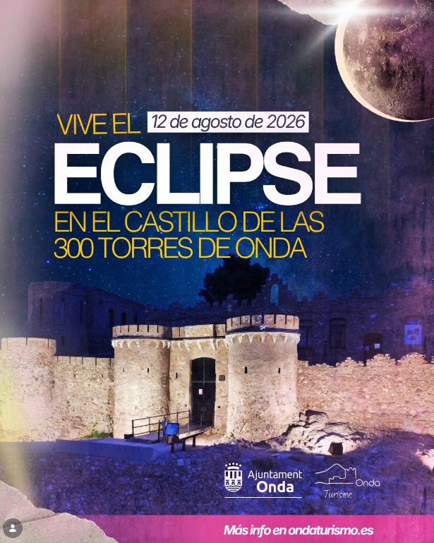 ECLIPSE EN CASTILLO DE ONDA