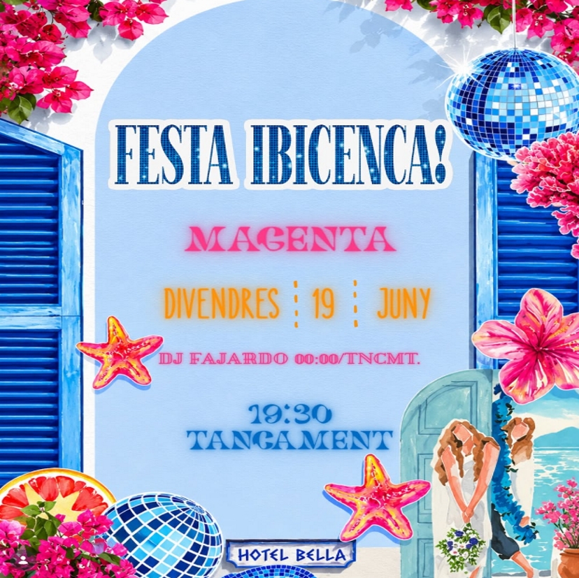 FESTA IBICENCA  AL MAGENTA