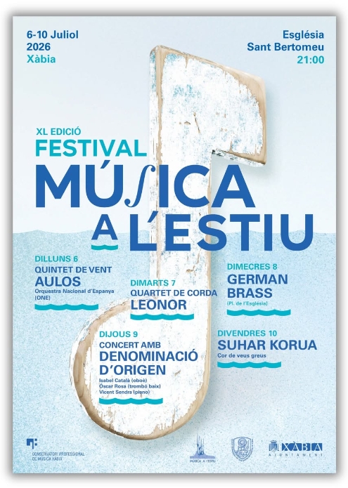 XL EDICIO FESTIVAL MUSICA A L'ESTIU - XABIA