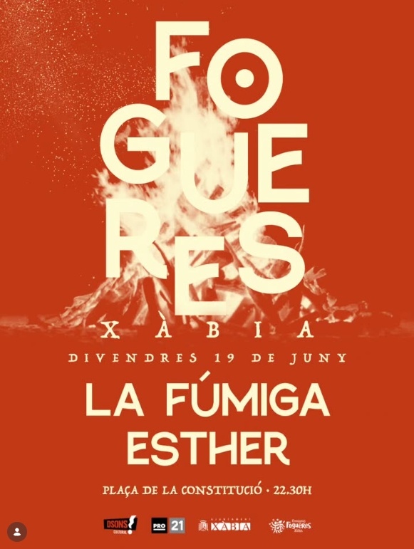 CONCERT FOGUERES DE XABIA - LA FUMIGA  - ESTHER