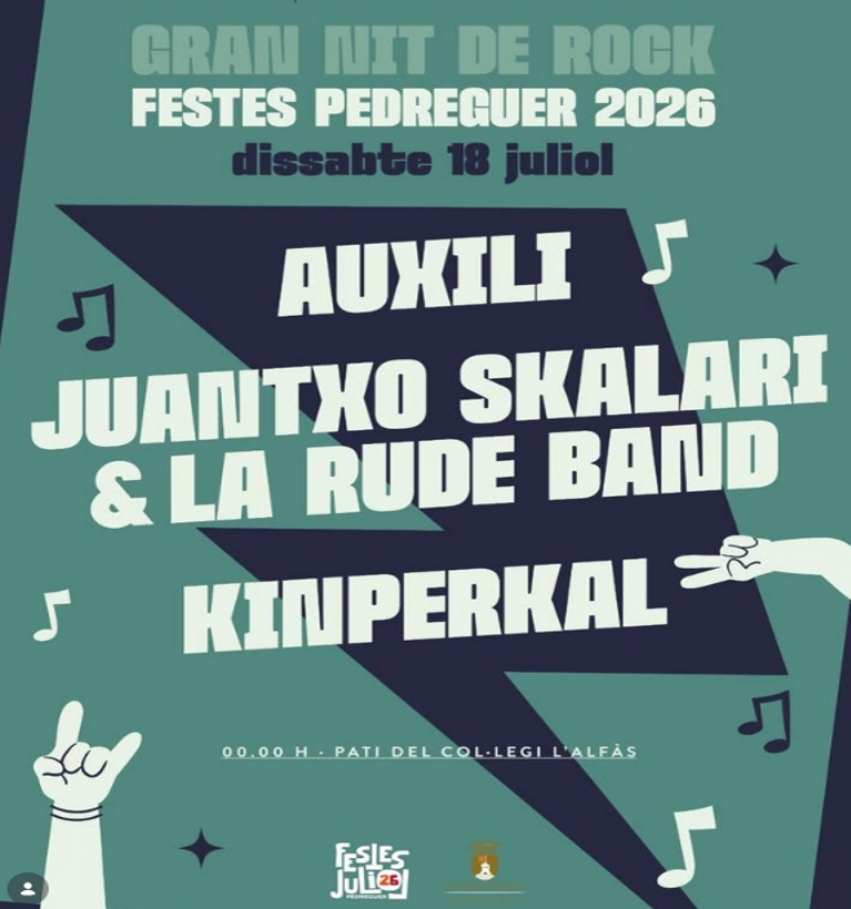 GRAN NIT DE ROCK  - FESTES DE PEDREGUER