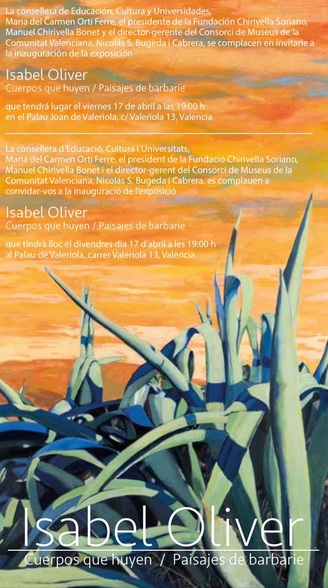 Exposición "Cuerpos que huyen, paisajes de barbarie"
