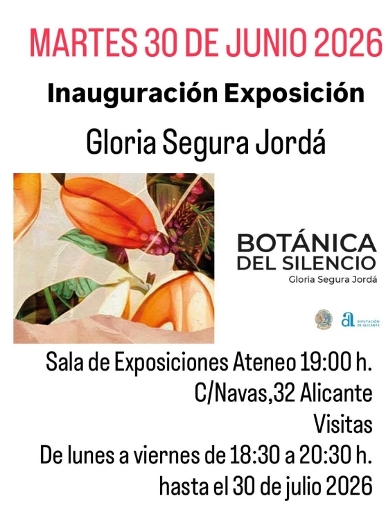 BOTANICA EN SILENCIO - GLORIA SEGURA - EXPO