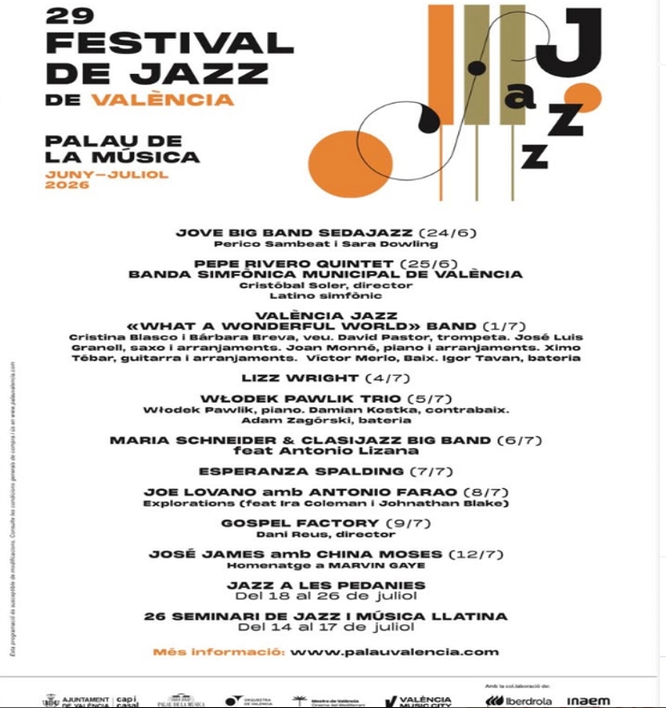 29 FESTIVAL DE JAZZ DE VALENCIA