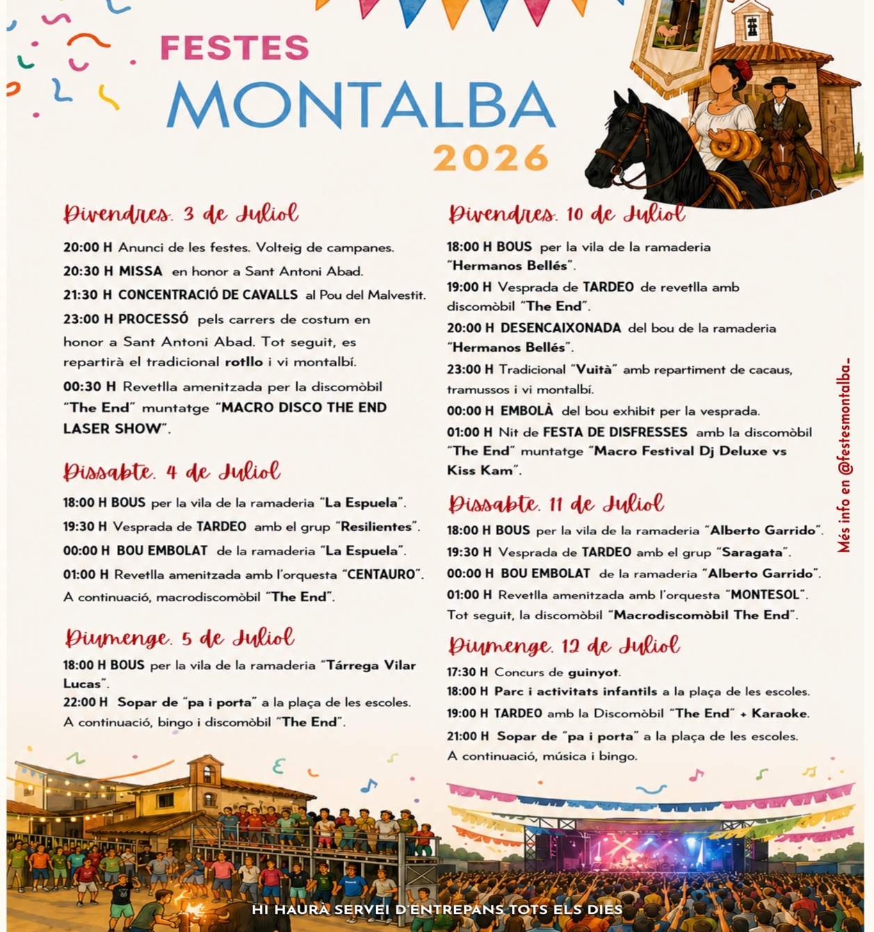 FESTES A MONTALBA  2026