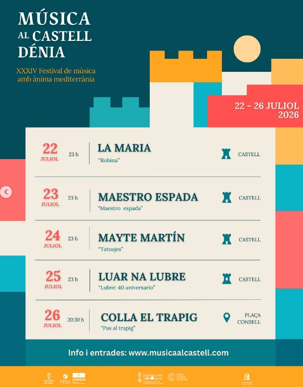 MUSICA AL CASTELL DENIA