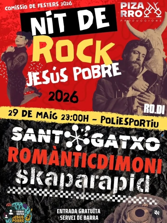 NIT DE ROCK  JESUS POBRE 2026