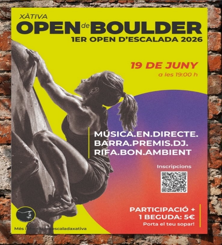 I OPEN DE BOULDER -  D'ESCALADA