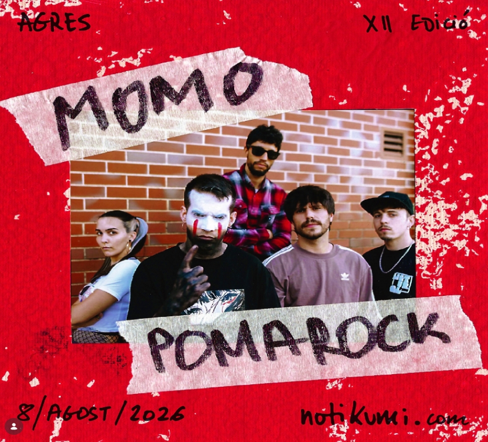 XII EDICIÓ POMAROCK  - MOMO - ARPAVIEJAS - BIZNAGA - RUDE PELI - ARRE A.K. - LES TESTARUDES