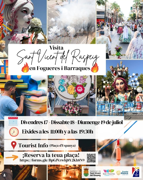 FOGUERES I BARRAQUES A SANT VIÇENT DEL RASPEIG - VISITES GUIADES