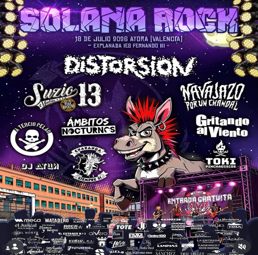XVI SOLANA ROCK - FESTIVAL PUNK