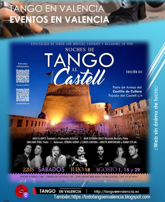 XII CICLO DE TANGO AL CASTELL DE CULLERA