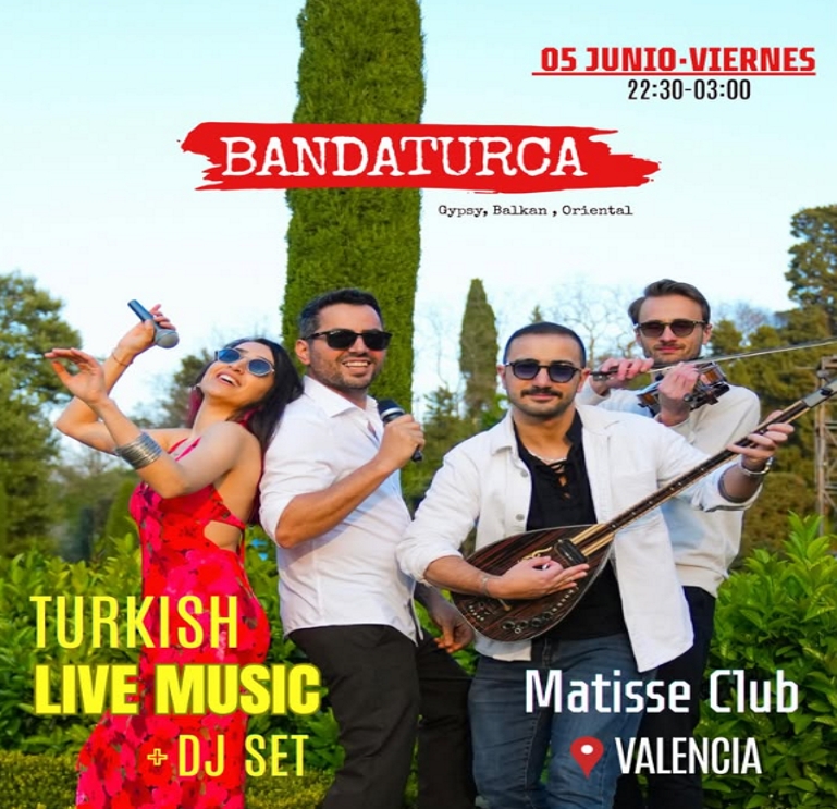 LIVE MUSIC BANDA TURCA  & DJ SET