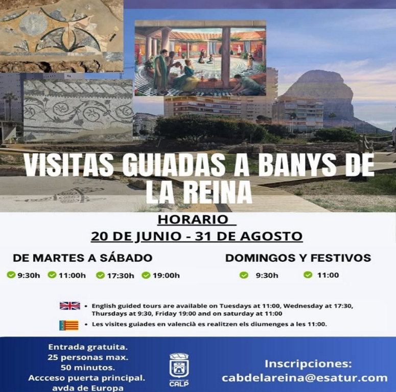 BANYS DE LA REINA - VISITAS GUIADAS
