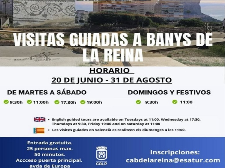 BANYS DE LA REINA - VISITAS GUIADAS