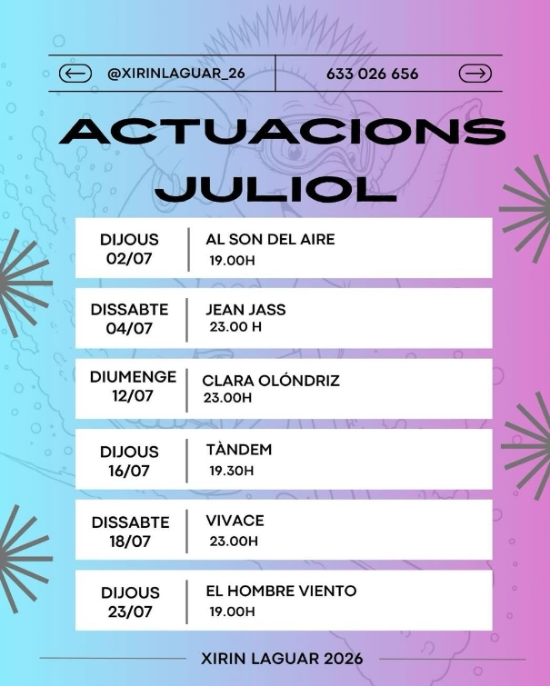 XIRIN LAGUAR - JULIO 2026