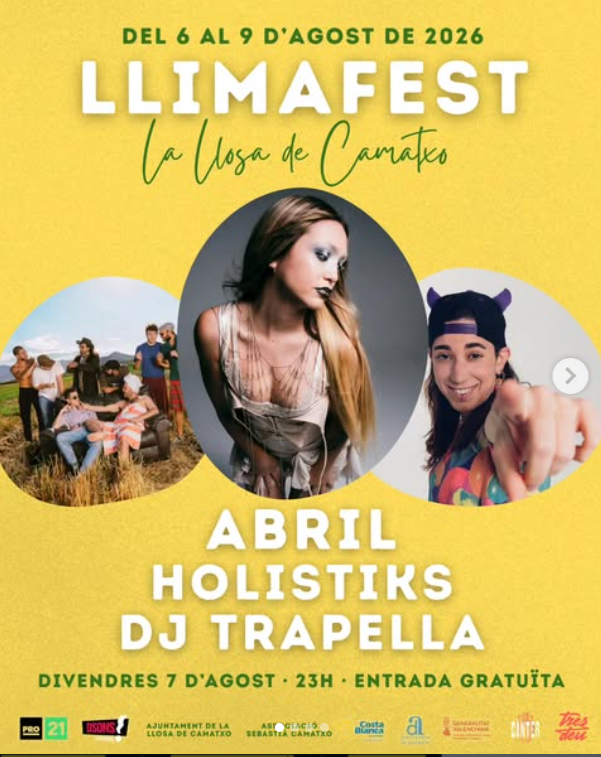 LLIMAFEST - ABRIL - HOLISTIKS - DJ TRAPELA  - Y MAS