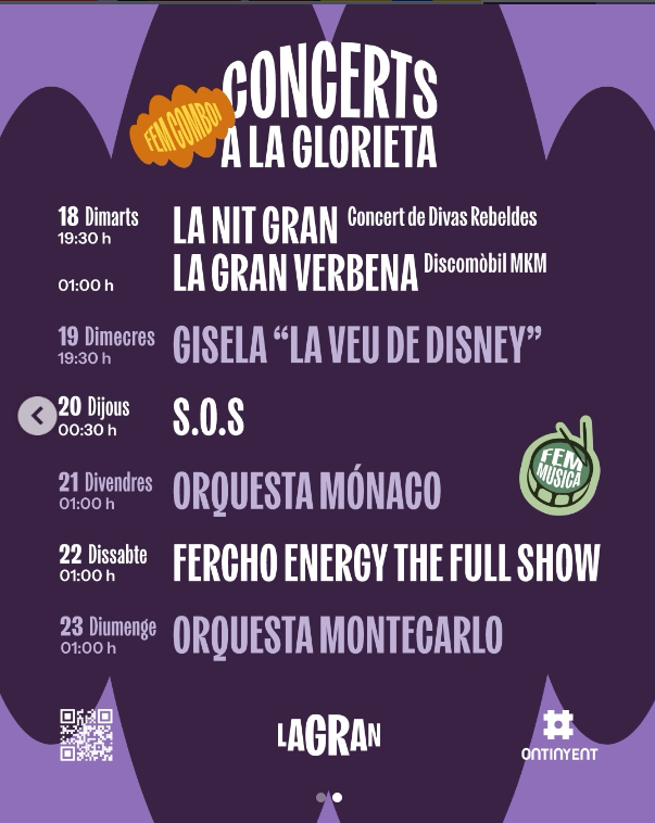 CONCERTS A LA GLORIETA  -  LA GRAN