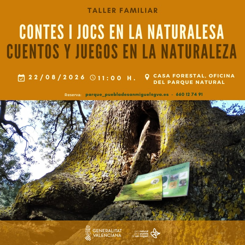 Cuentos y juegos en la naturaleza