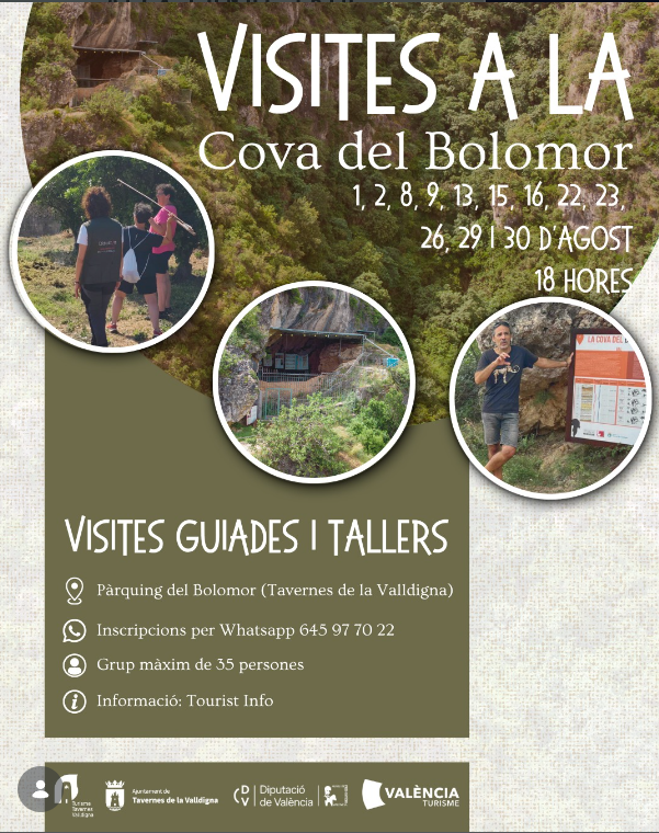 VISITES A LA COVA DEL BOLOMOR
