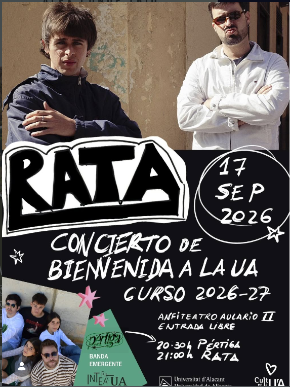 RATA - PERTIGA  - CONCIERTO BIENVENIDA A LA  U.A.