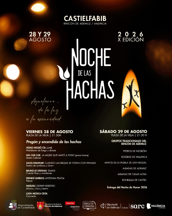 NOCHE DE LAS HACHAS - TEATRALIZACION EN LA CALLE