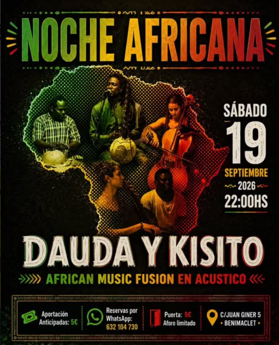 NOCHE AFRICANA - DAUDA & KISITO