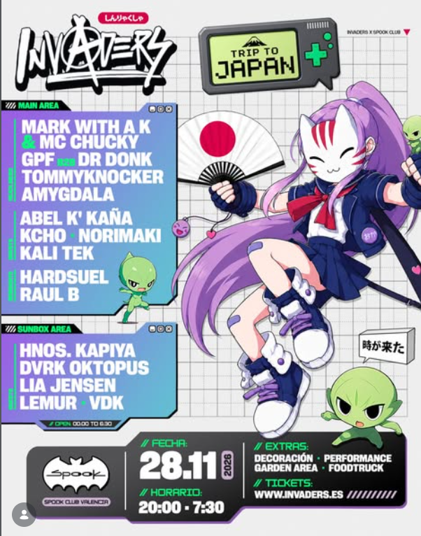 TRIP TO JAPAN  - INVADERS