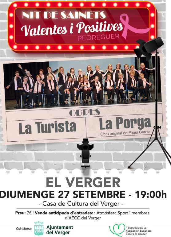 NIT DE SAINETS - LA TURISTA - LA PORGA  - TEATRE
