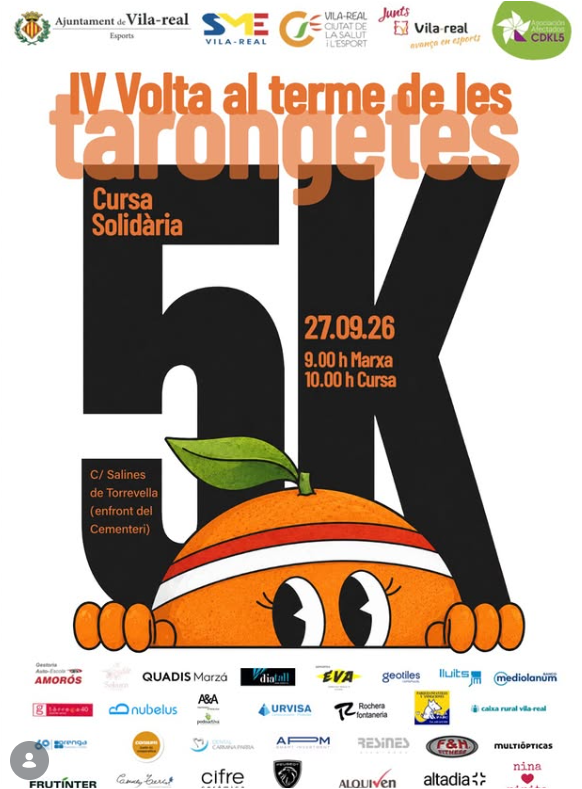 IV VOLTA AL TERME DE LES TARONGETES - CURSA SOLIDARIA