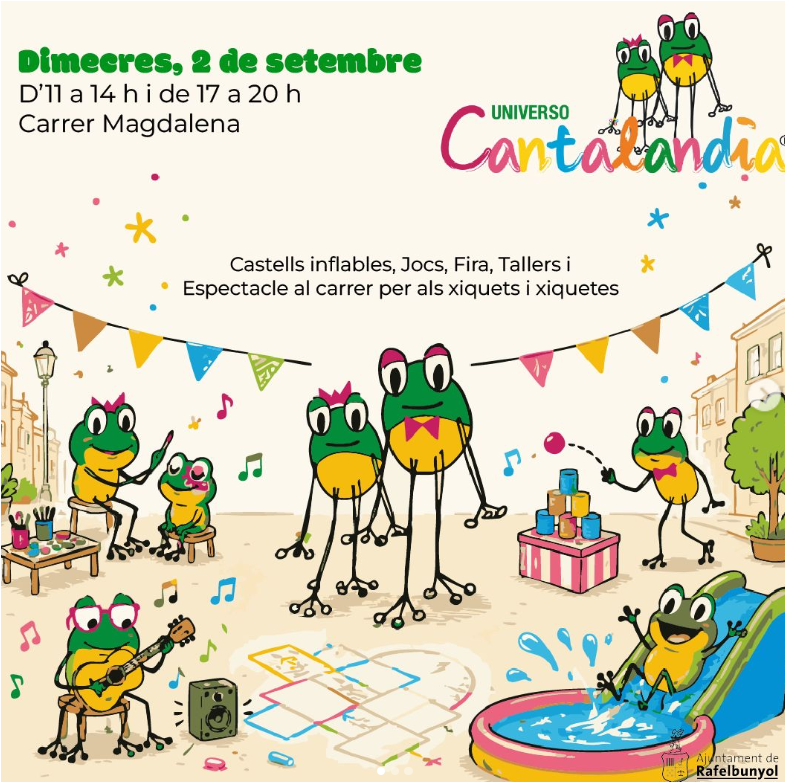 UNIVERSO CANTALANDIA - ESPECTACLE PER A XIQUETS I XIQUETES
